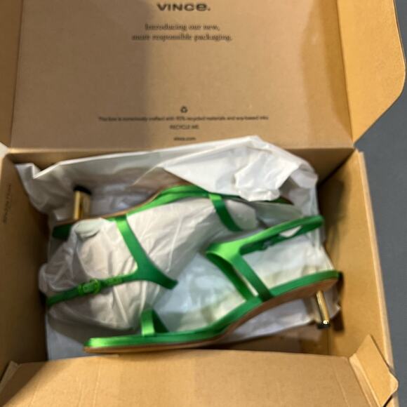 Vince Women's Emerald Green Sandals - Picture 10 of 10